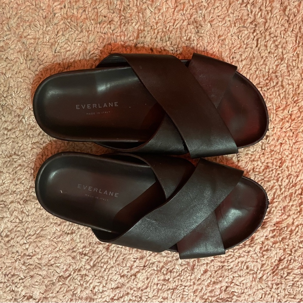 everlane the form crossover sandal